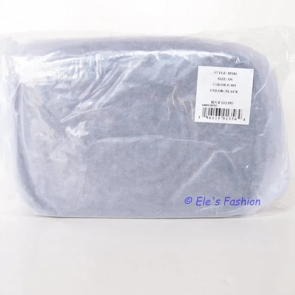 ❤️ NWT Tory Burch Perry Bombe Mini Puffy Leather Crossbody Bag BLACK Authentic - Picture 3 of 14